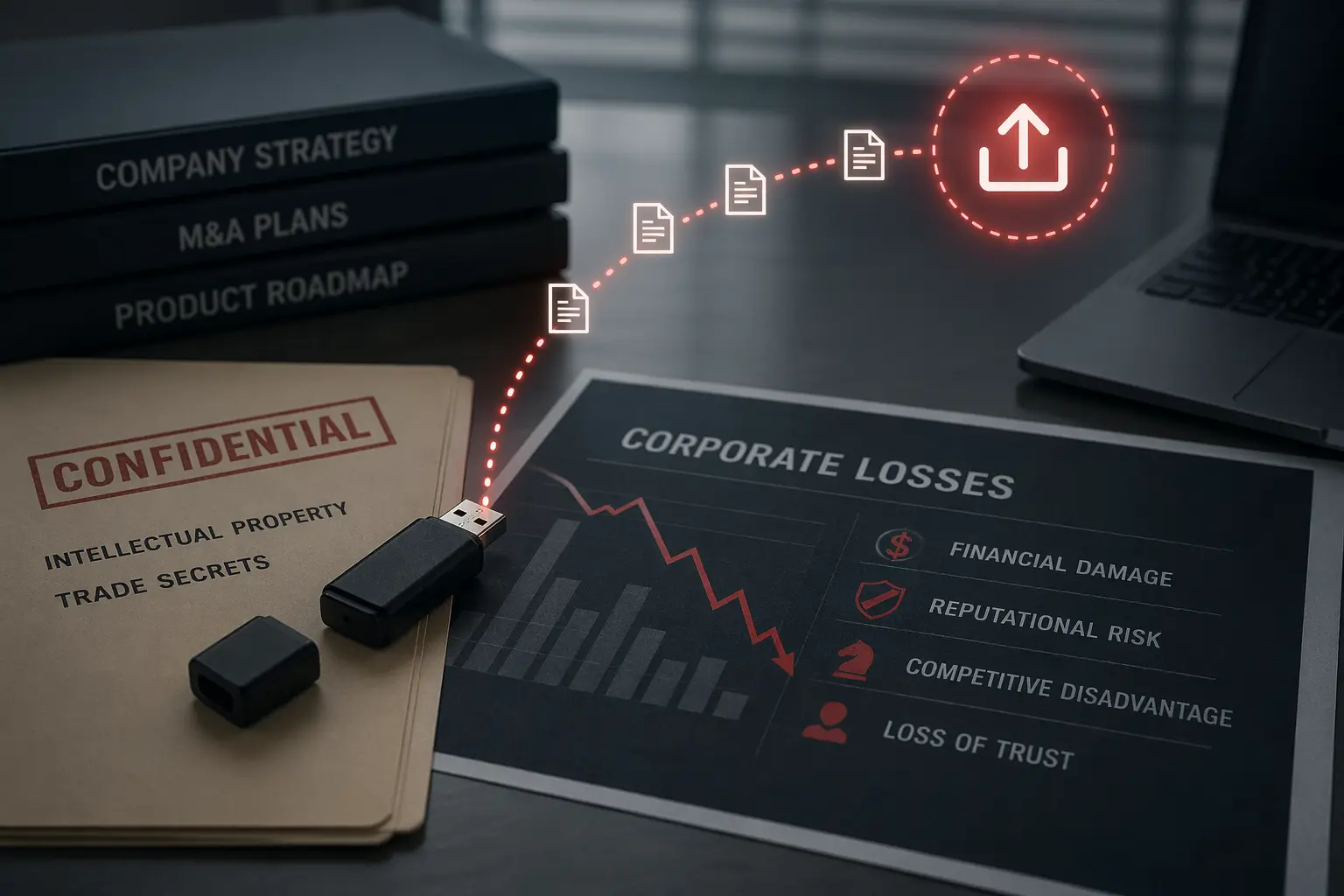 Corporate loss from insider threats- Financial-Reputational-Loss of trust